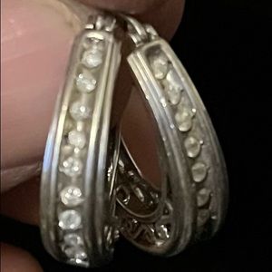 Silver hoops